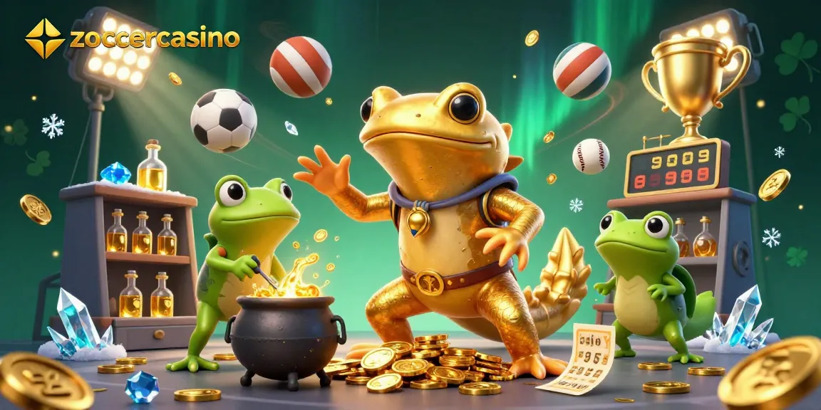 Erleben Sie das zoccercasino mit einem alchemistischen Salamander und sportlichen Elementen für spannende Wettmöglichkeiten.